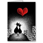 cat lovers valentines day card